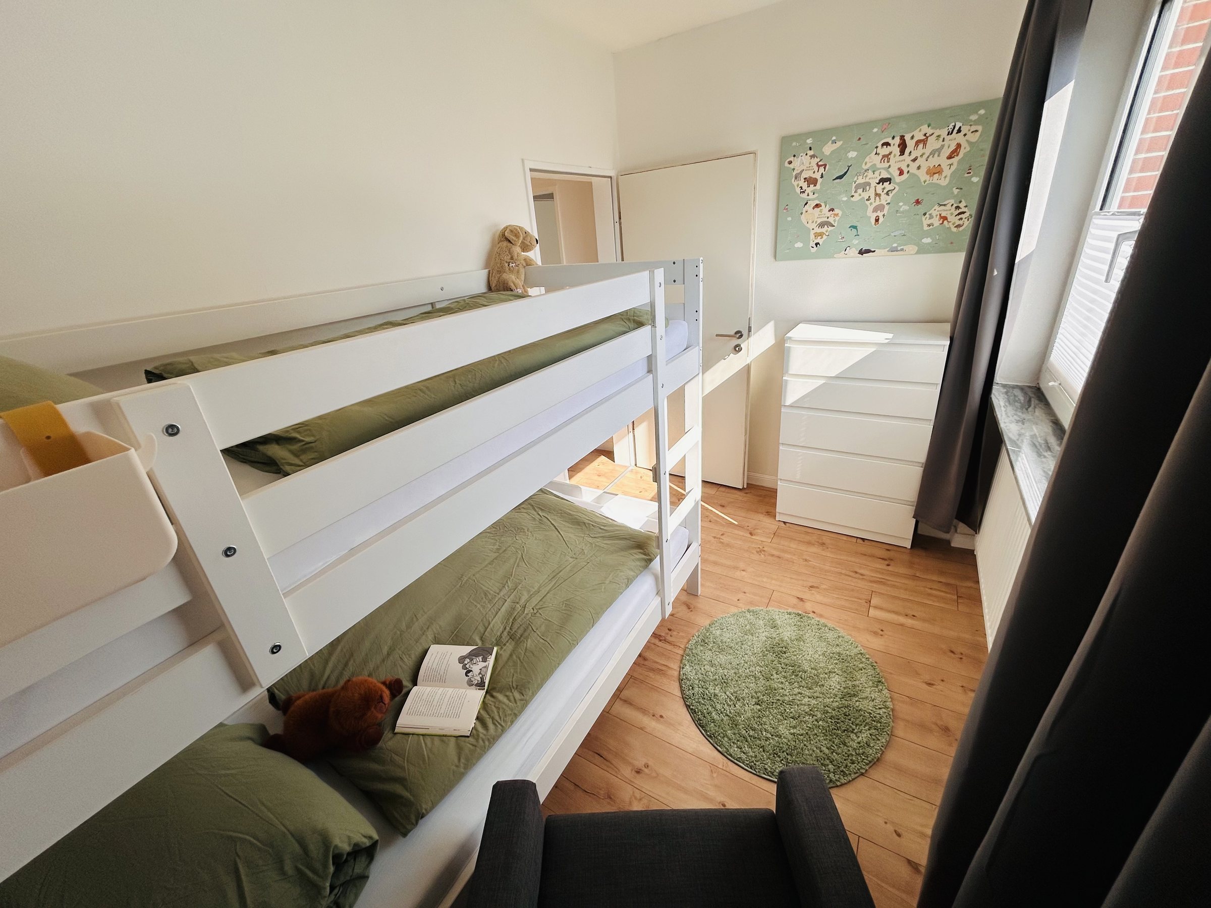Kinderzimmer mit Etagenbett
