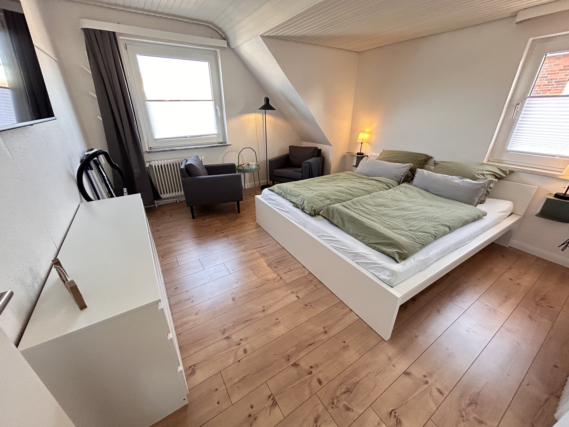 Eines der beiden Doppelzimmer