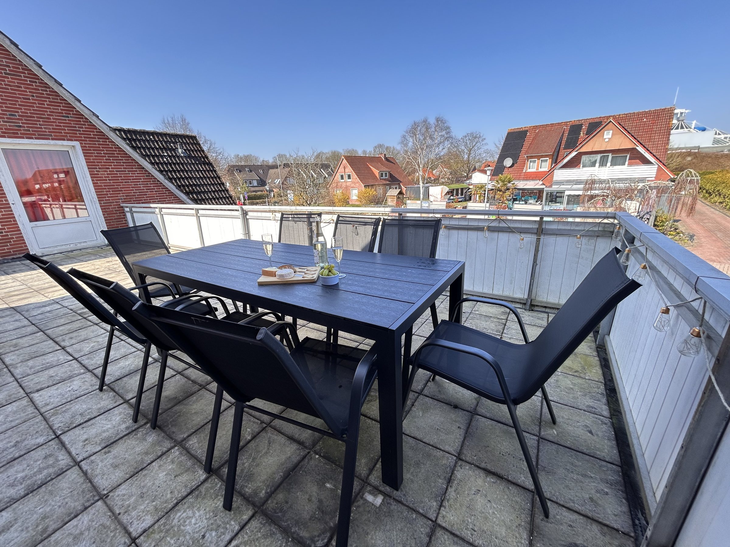 Große Dachterrasse über Bensersiel